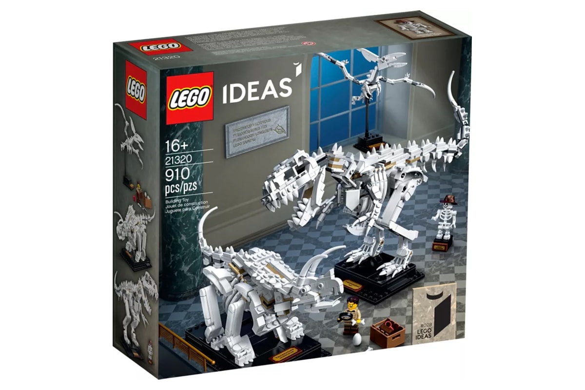 LEGO Ideas Dinosaur Fossil Set 910 pieces blocks toys models replica natural history museum