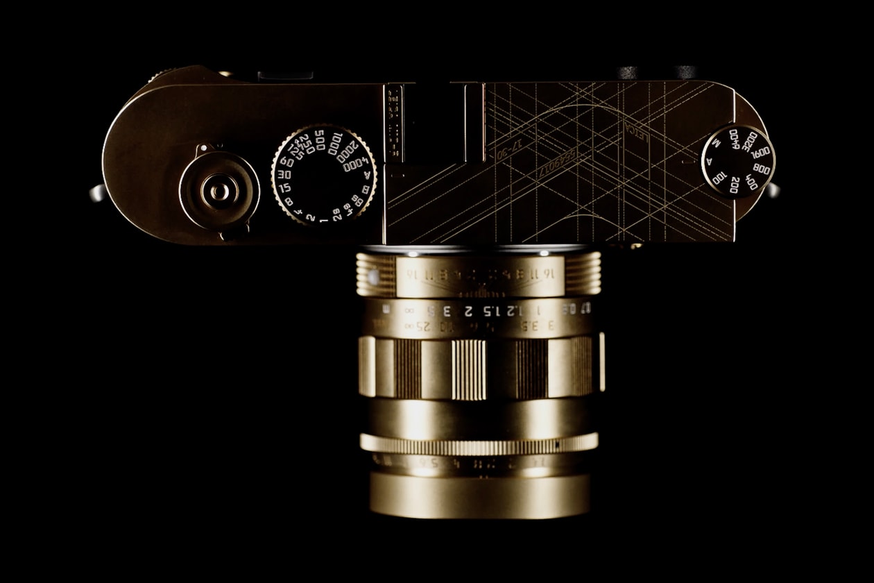 Leica M10-P SC Asset 17 Year Anniversary Release pure brass finish quiet shutter limited edition 30 units three inch touchscreen LCD low noise levels top drawings 24-megapixel full frame CMONS sensor rangefinder camera charcoal green leather