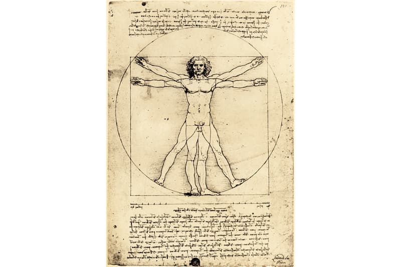 Fashion Hypebeast Drawing 5 https%3A%2F%2Fhypebeast.com%2Fimage%2F2019%2F10%2Fleonardo da vinci vitruvian man drawing the louvre 2