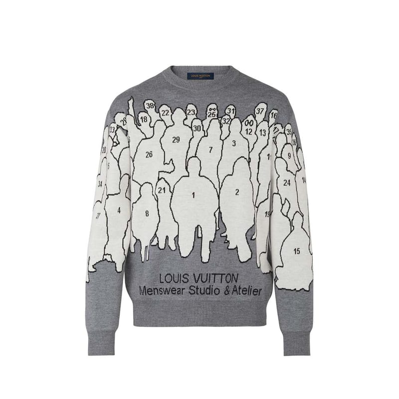 louis vuitton music sweater