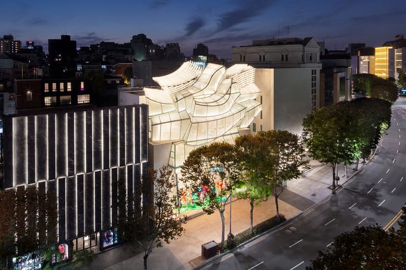 louis vuitton maison seoul store opening frank gehry architecture designer peter marino