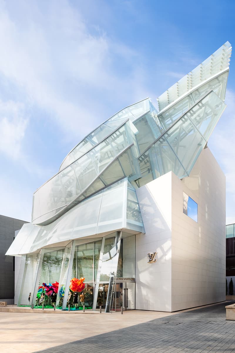 louis vuitton maison seoul store opening frank gehry architecture designer peter marino
