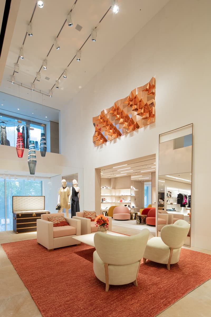 louis vuitton maison seoul store opening frank gehry architecture designer peter marino