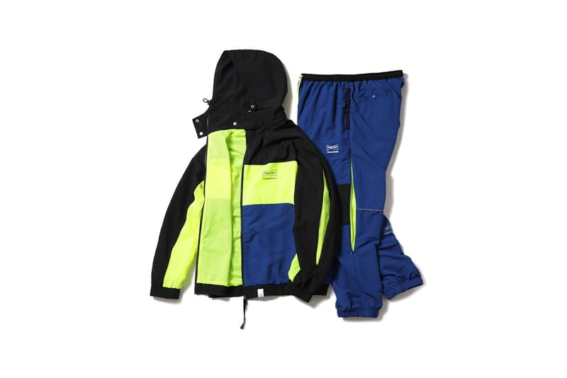 MAGIC STICK x Wasted Youth Capsule Collection Outerwear Zip Up Jacket Windbreaker Track Pants Neon Yellow Blue Black 3M Detailing Release Information First Look Harajuku Day Festival