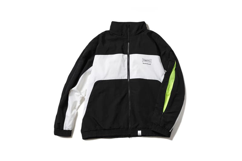 MAGIC STICK x Wasted Youth Capsule Collection Outerwear Zip Up Jacket Windbreaker Track Pants Neon Yellow Blue Black 3M Detailing Release Information First Look Harajuku Day Festival