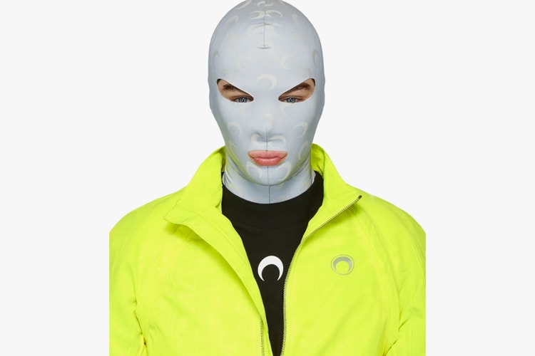 Marine Serre Crafts a Terrifying Reflective All Over Moon Face Mask