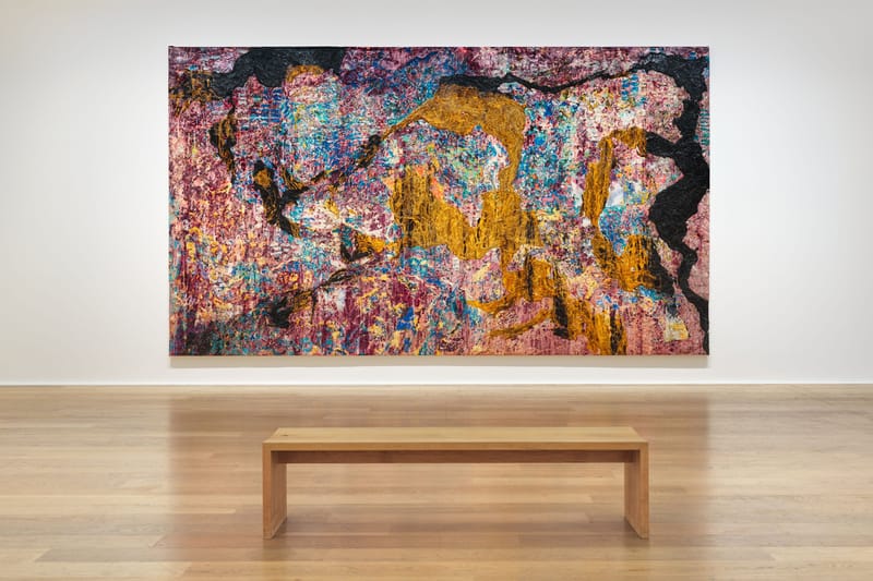 Mark Bradford Summons the Greek Hellhound "Cerberus" in New Abstract Paintings