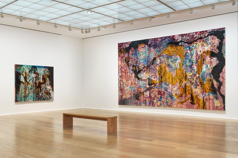 mark bradford cerberus hauser and wirth london paintings 