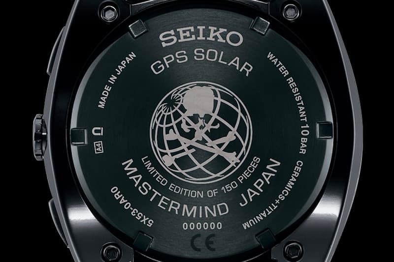 mastermind JAPAN x Seiko Astron Watch Info GBP MMJ japan streetwear black GMT Seiko watches skull tokyo Grand Seiko Sports wristwatch tech Solar