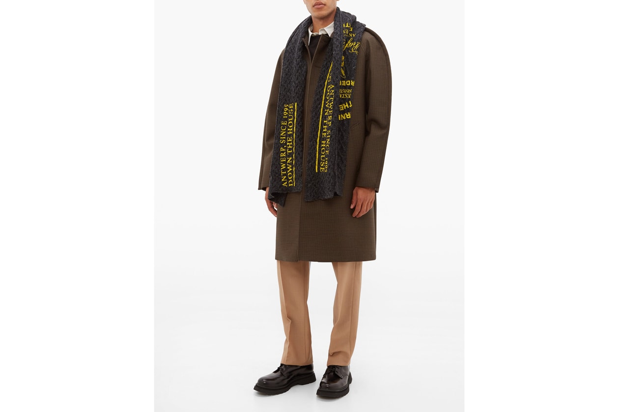 best mens luxury scarves fall winter 2019 burberry scarf where to buy off white accessories heron preston rick owens raf simons 