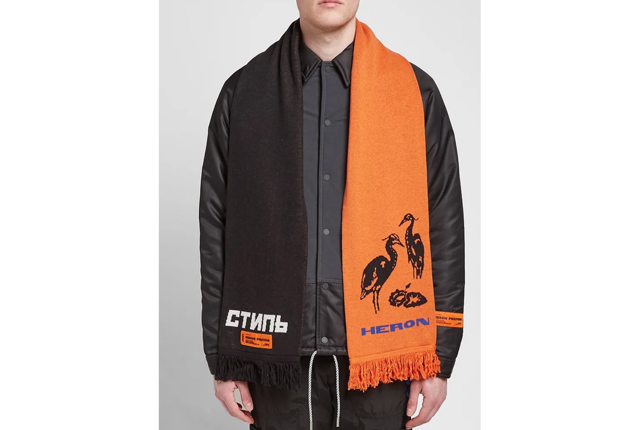 best mens luxury scarves fall winter 2019 burberry scarf where to buy off white accessories heron preston rick owens raf simons 