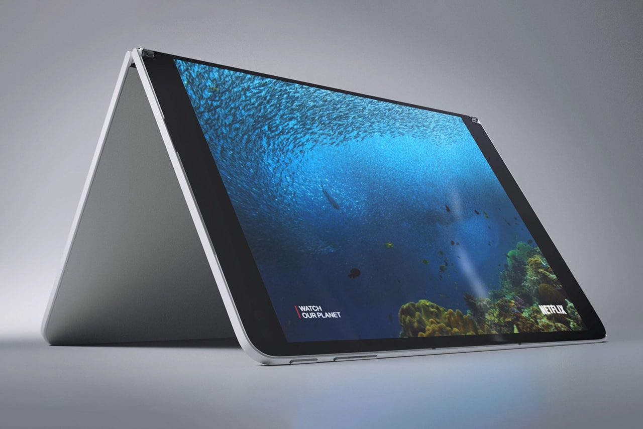 Microsoft Surface Event Recap Neo Duo Earbuds Laptop Tablet Dual Screen Windows 10X Wonderbar Hinge Apple AirPods
