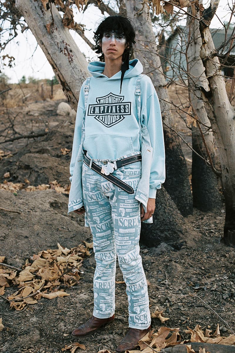 Midnight Studios Fall Winter 2019 Collection Lookbook Shane Gonzales Jacket Hoodie T shirt Jeans Accessories 