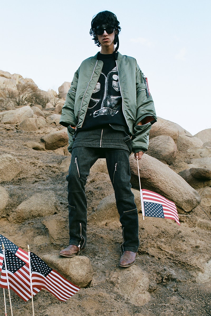 Midnight Studios Fall Winter 2019 Collection Lookbook Shane Gonzales Jacket Hoodie T shirt Jeans Accessories 
