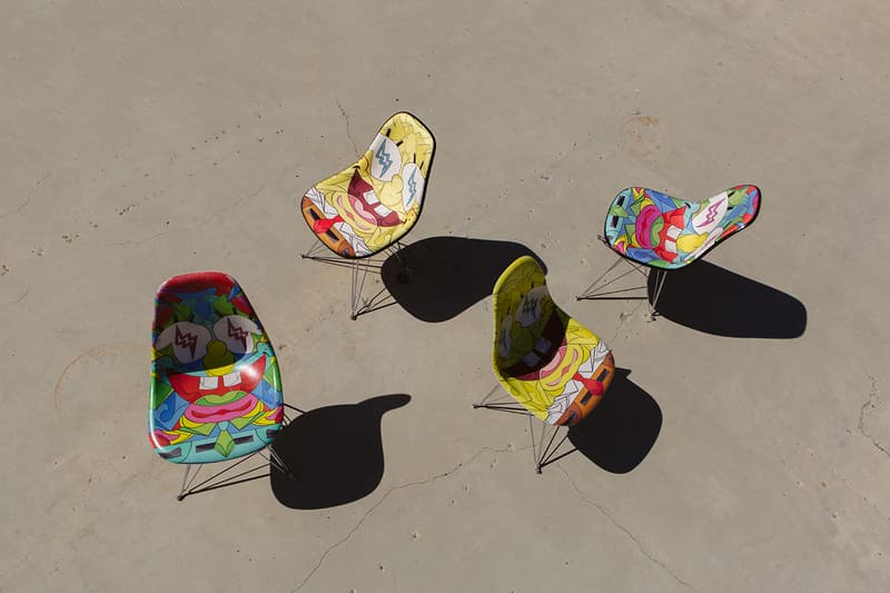 'Spongebob Squarepants' x J Balvin x Louis De Guzman x Modernica Collection Furniture First Look Release Information Daybed Upholstered Fiberglass Chairs Fiberglass Chairs