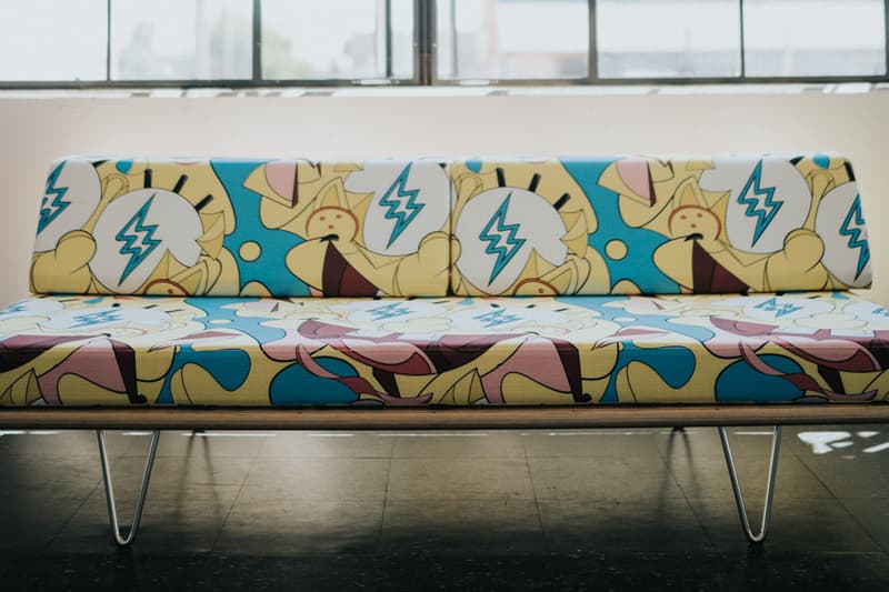 'Spongebob Squarepants' x J Balvin x Louis De Guzman x Modernica Collection Furniture First Look Release Information Daybed Upholstered Fiberglass Chairs Fiberglass Chairs