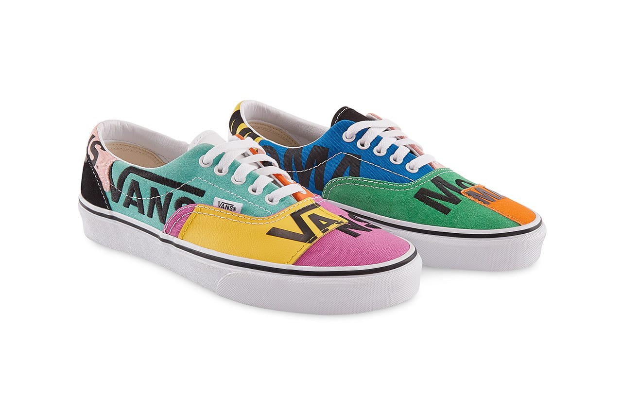 the colorful vans