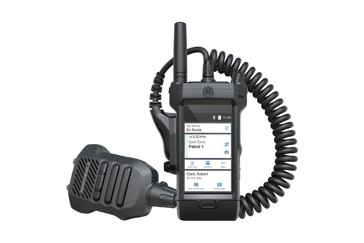 motorola apx next touchscreen radio walkie talkie first responder emergency services 