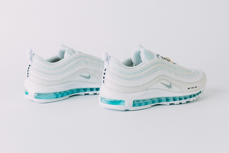 MSCHF x INRI Nike Air Max 97 "Jesus Shoes" Release Information Closer Look Walk on Water Biblical References Pope Crucifix Limited Edition How to Cop Buy Sneakers Footwear Customized Customs Rare