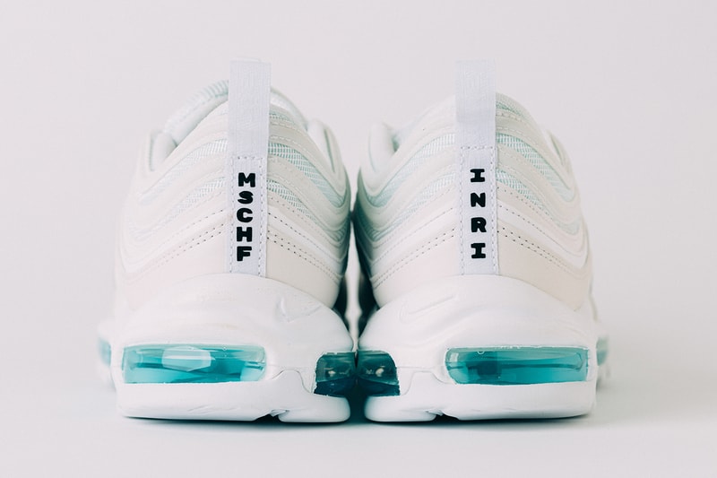 MSCHF x INRI Nike Air Max 97 "Jesus Shoes" Release Information Closer Look Walk on Water Biblical References Pope Crucifix Limited Edition How to Cop Buy Sneakers Footwear Customized Customs Rare