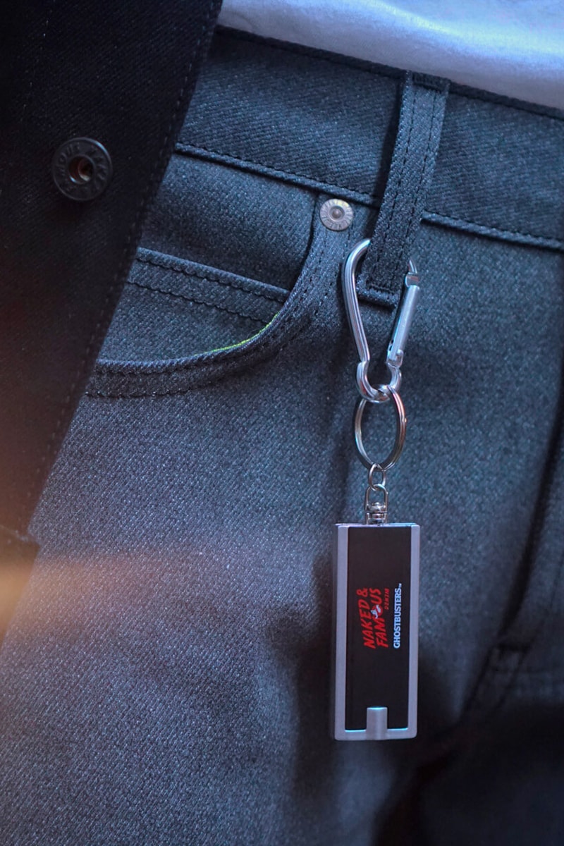 Naked & Famous Ghostbusters Capsule Collection Jeans Jacket Black