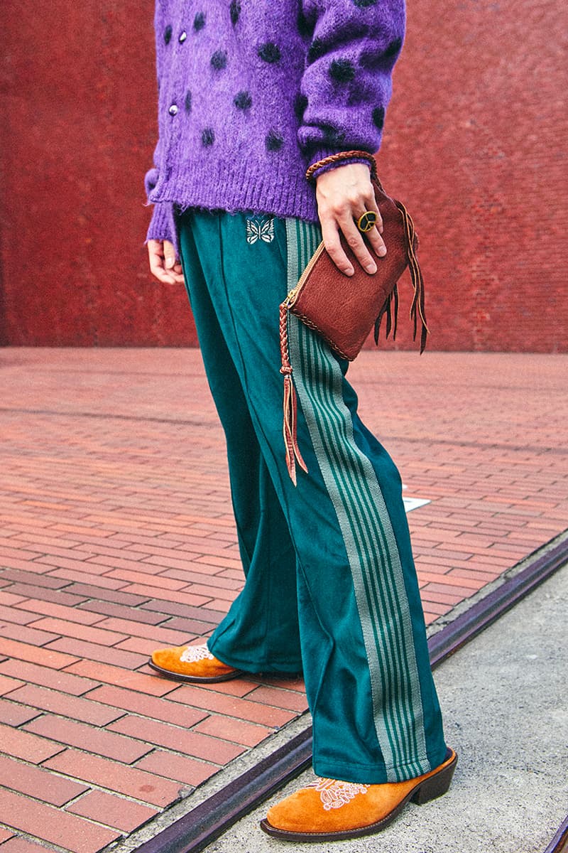 NEEDLES Fall Winter 2019 Neo Tora Editorial Mohair cardigans keizo shimizu nepenthes vintage retro butterfly motif layers japanese