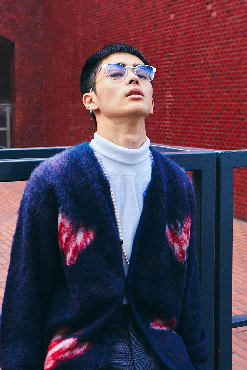 NEEDLES Fall Winter 2019 Neo Tora Editorial Mohair cardigans keizo shimizu nepenthes vintage retro butterfly motif layers japanese