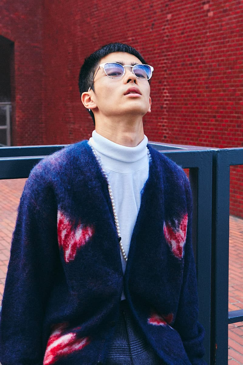 NEEDLES Fall Winter 2019 Neo Tora Editorial Mohair cardigans keizo shimizu nepenthes vintage retro butterfly motif layers japanese