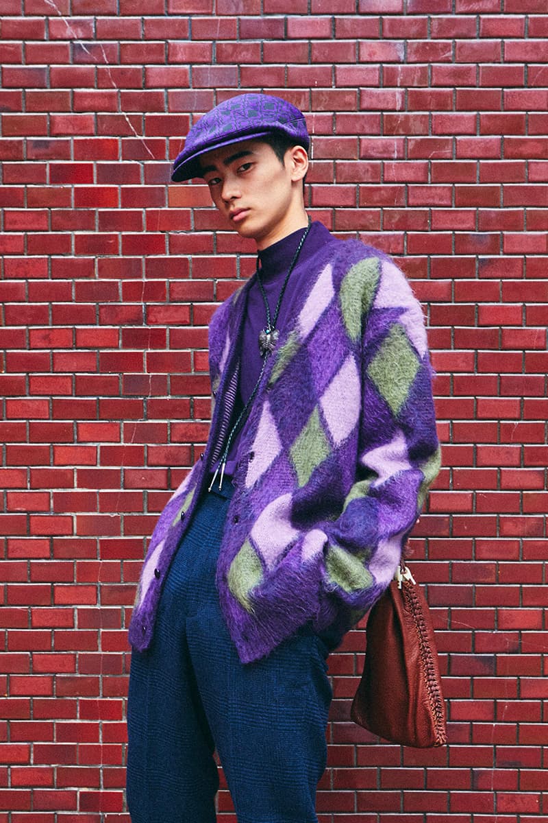 NEEDLES Fall Winter 2019 Neo Tora Editorial Mohair cardigans keizo shimizu nepenthes vintage retro butterfly motif layers japanese