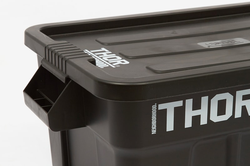 NEIGHBORHOOD SPECIMEN RESEARCH LABORATORY Fall winter 2019 SRL Thor  P TOTES CONTAINER Carabiner SRL ID C-TOWEL accessories