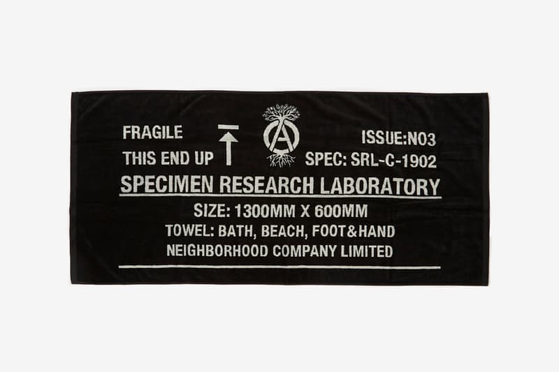 NEIGHBORHOOD SPECIMEN RESEARCH LABORATORY Fall winter 2019 SRL Thor P TOTES CONTAINER Carabiner SRL ID C-TOWEL accessories