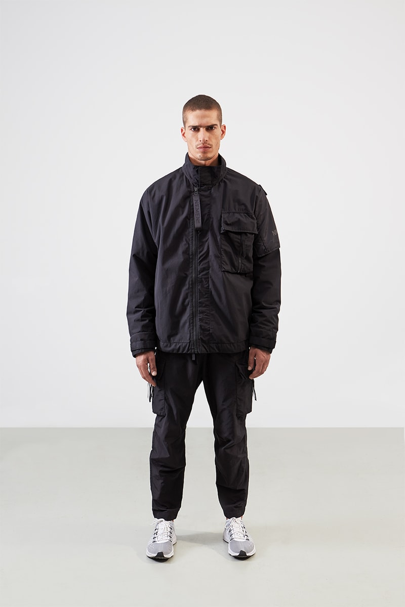 NemeN Fall/Winter 2019 Collection Lookbook First Look Garments Release Information Technical Italian Brand Innovative Research Utility Designs Outerwear Woven Jacquard Polyester Fabric With Augmented Reality Graphic SEVER AR