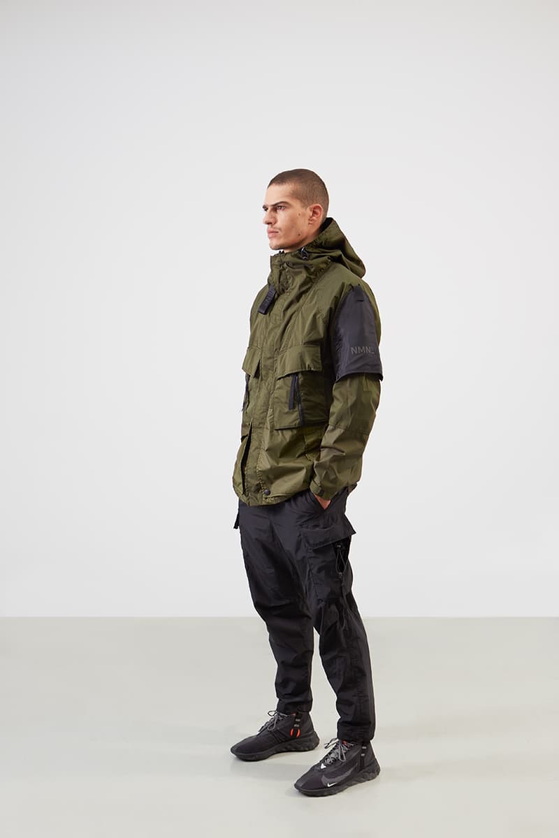 NemeN Fall/Winter 2019 Collection Lookbook First Look Garments Release Information Technical Italian Brand Innovative Research Utility Designs Outerwear Woven Jacquard Polyester Fabric With Augmented Reality Graphic SEVER AR