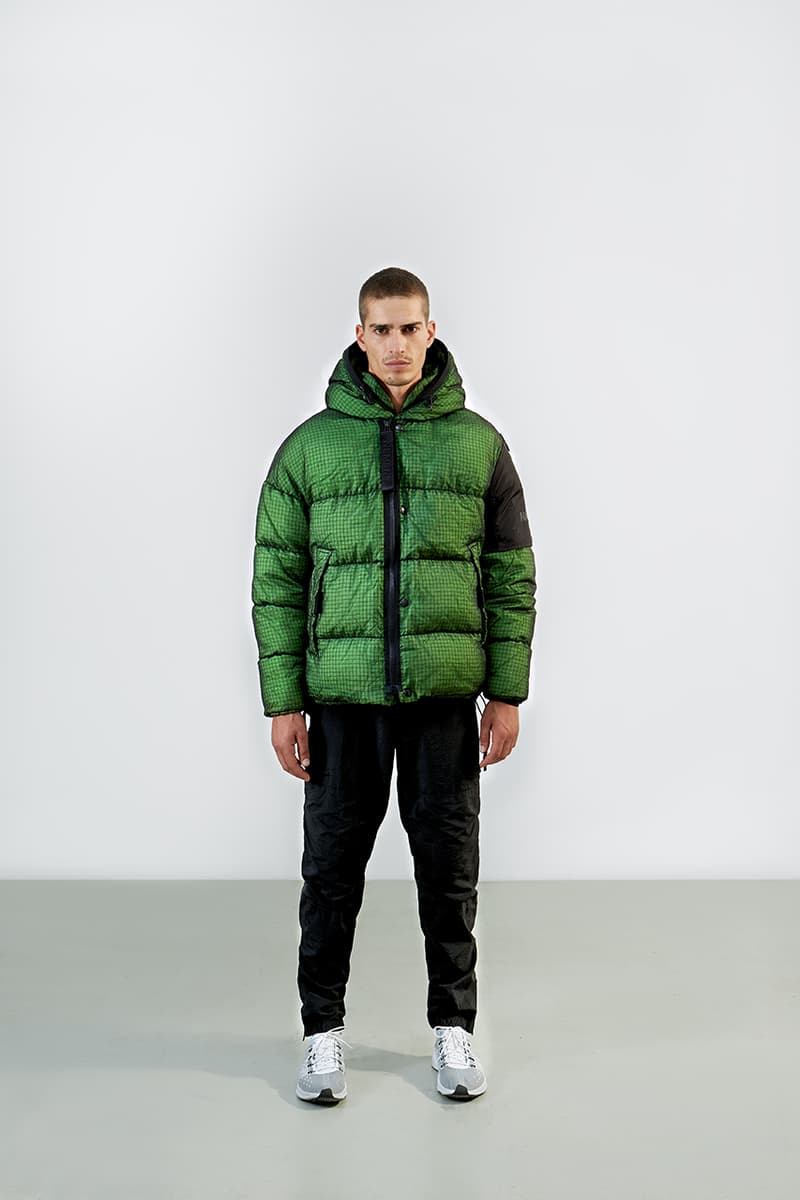 NemeN Fall/Winter 2019 Collection Lookbook First Look Garments Release Information Technical Italian Brand Innovative Research Utility Designs Outerwear Woven Jacquard Polyester Fabric With Augmented Reality Graphic SEVER AR
