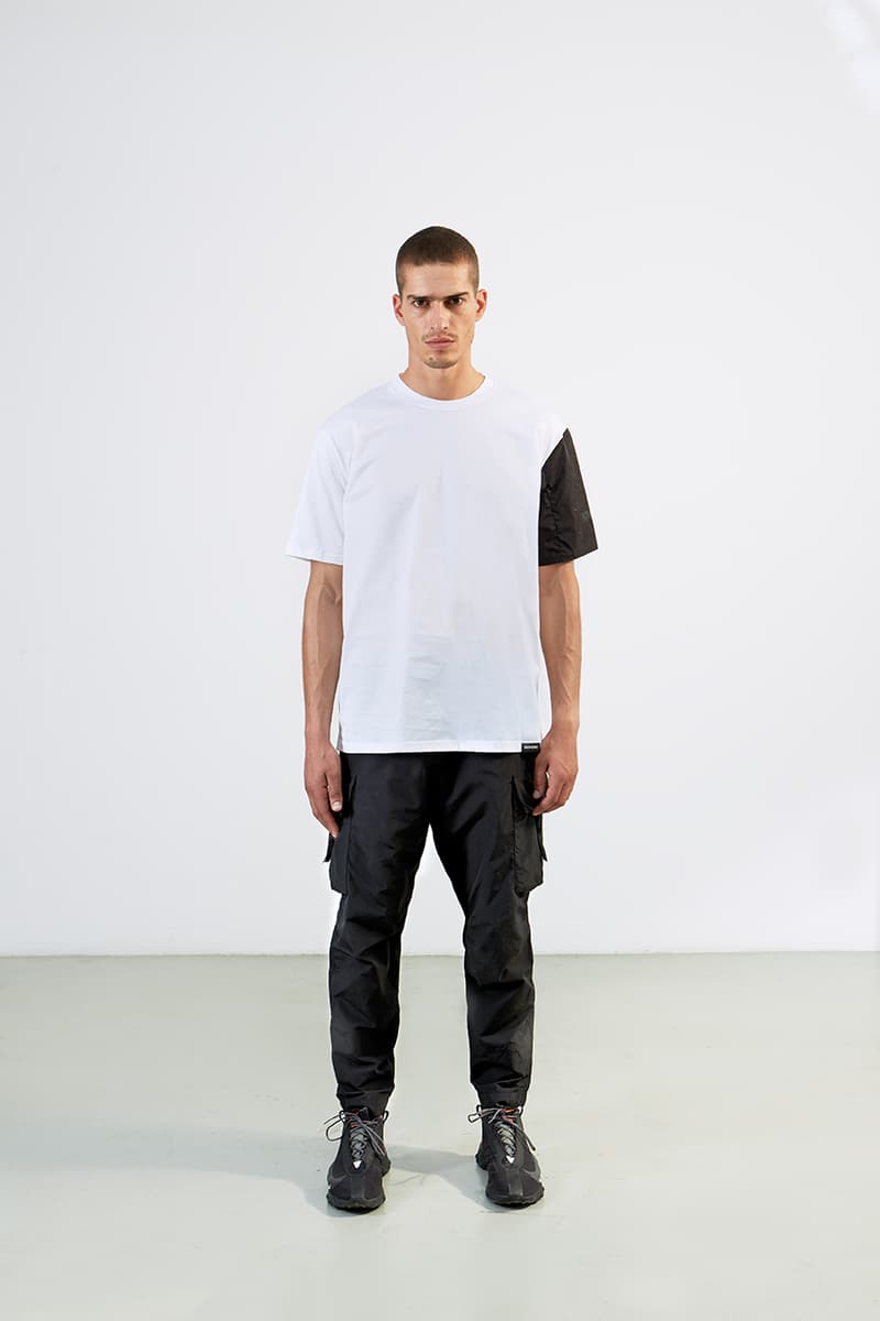 NemeN Fall/Winter 2019 Collection Lookbook First Look Garments Release Information Technical Italian Brand Innovative Research Utility Designs Outerwear Woven Jacquard Polyester Fabric With Augmented Reality Graphic SEVER AR