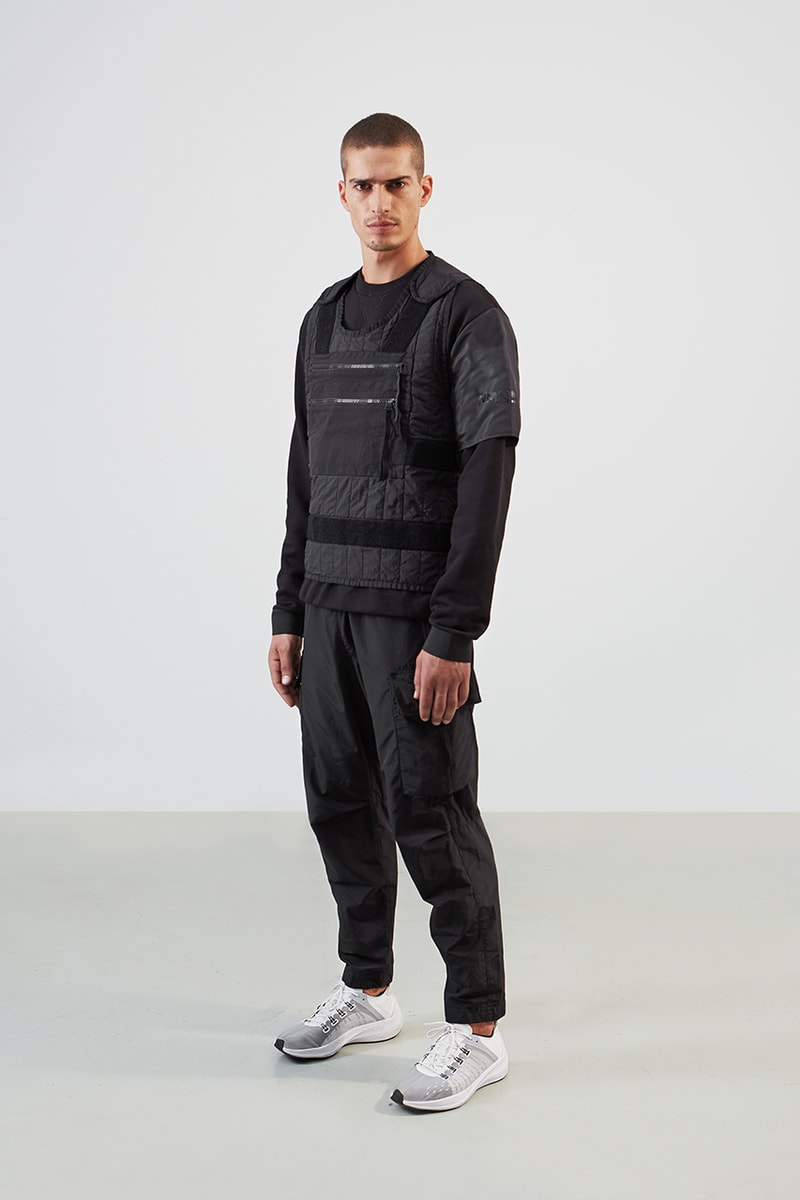 NemeN Fall/Winter 2019 Collection Lookbook First Look Garments Release Information Technical Italian Brand Innovative Research Utility Designs Outerwear Woven Jacquard Polyester Fabric With Augmented Reality Graphic SEVER AR