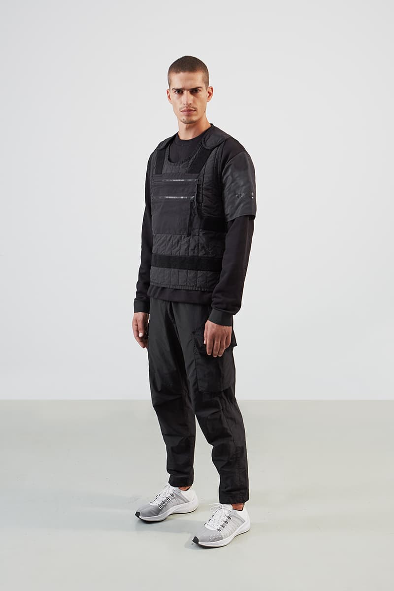 NemeN Fall/Winter 2019 Collection Lookbook First Look Garments Release Information Technical Italian Brand Innovative Research Utility Designs Outerwear Woven Jacquard Polyester Fabric With Augmented Reality Graphic SEVER AR