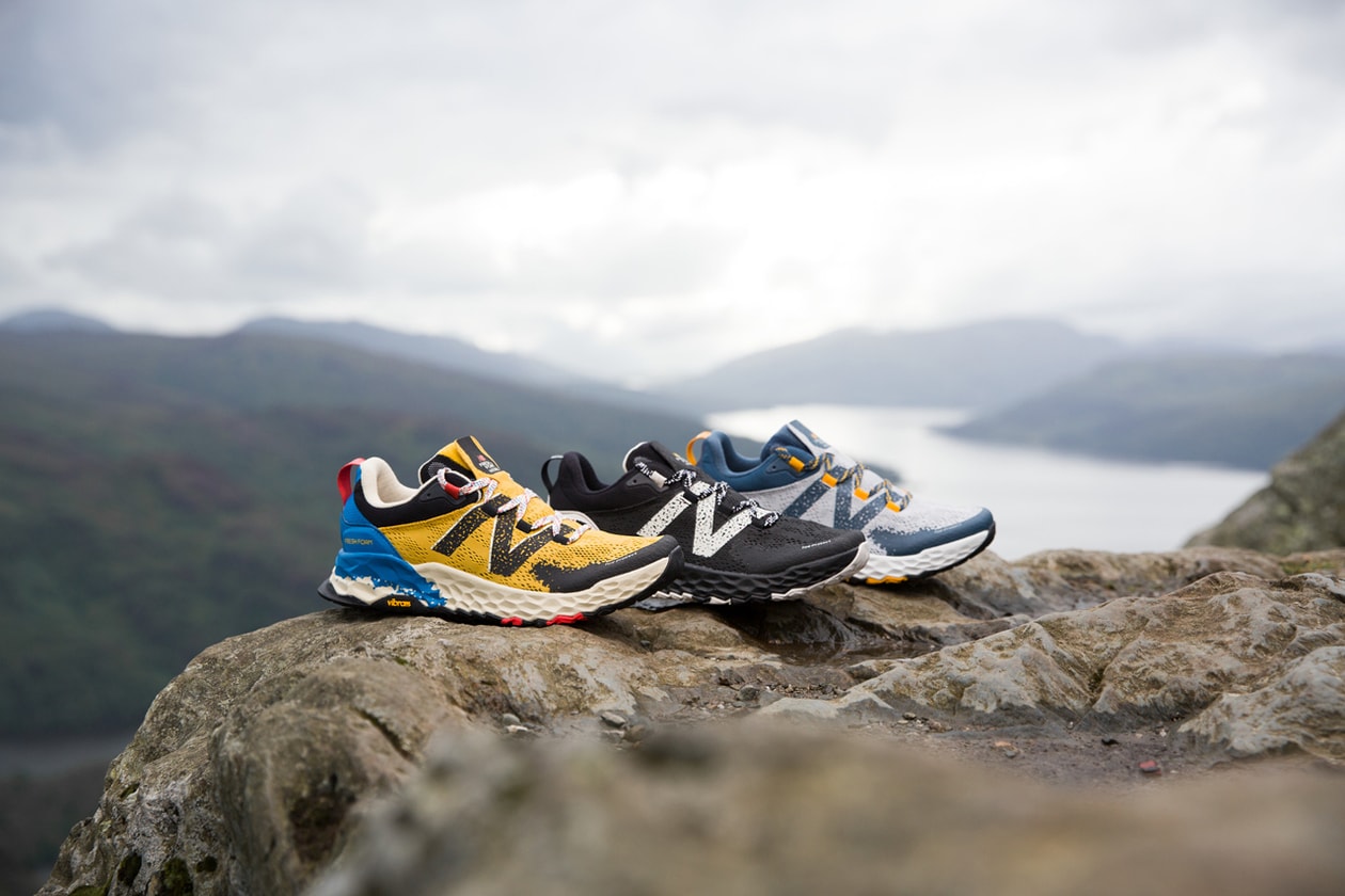 New Balance 850AT Outdoor All Terrain collection 850 silhouette lifestyle rugged stylish off-road outdoor trail inspired technology fit prime materializing Fresh Foam X cushioning Vibram canary yellow teal blue brown beige black colorways