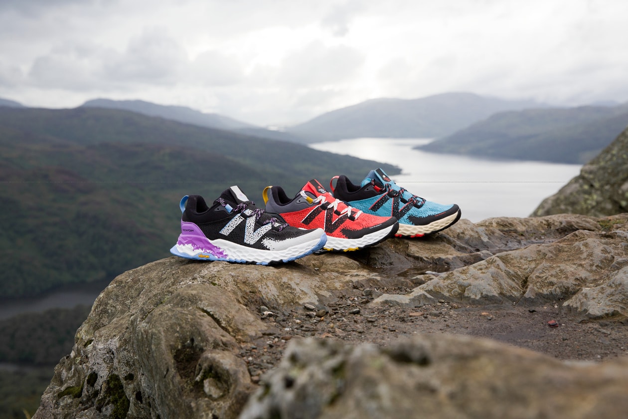 New Balance 850AT Outdoor All Terrain collection 850 silhouette lifestyle rugged stylish off-road outdoor trail inspired technology fit prime materializing Fresh Foam X cushioning Vibram canary yellow teal blue brown beige black colorways