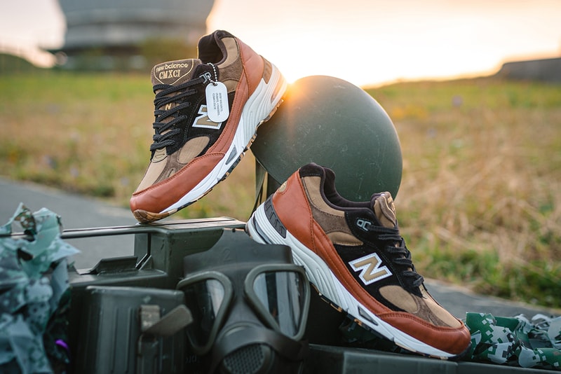 new balance 991 camo pack brown black tan M991SOP flimby cumbria cmxci