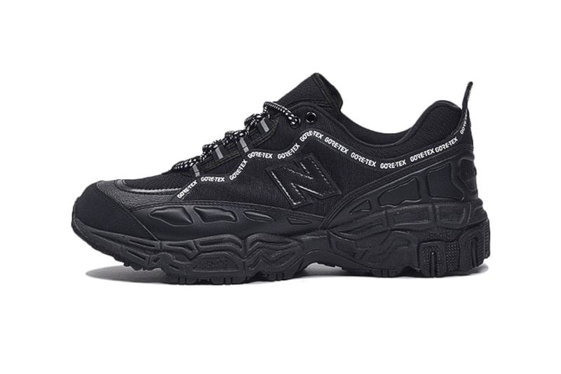 New Balance ML801GTB Gore Tex ml801gwb monochromatic black white trail runner trainers shoes footwear sneakers waterpoof 1998 retro