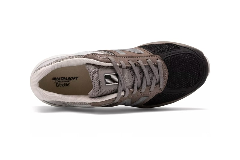 New Balance Made in US 990v5 Black Marblehead comfort insert ortholite ultra soft footwear sneakers shoes handmade ENCAP PU ring EVA core