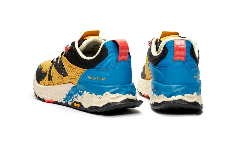 New Balance Trail Hierro V5 "Yellow" Release Information Sneakersnstuff Launch Hiking Sneaker Trainer Synthetic Mesh Upper Fresh Foam Vibram Sole Unit Toe Protect