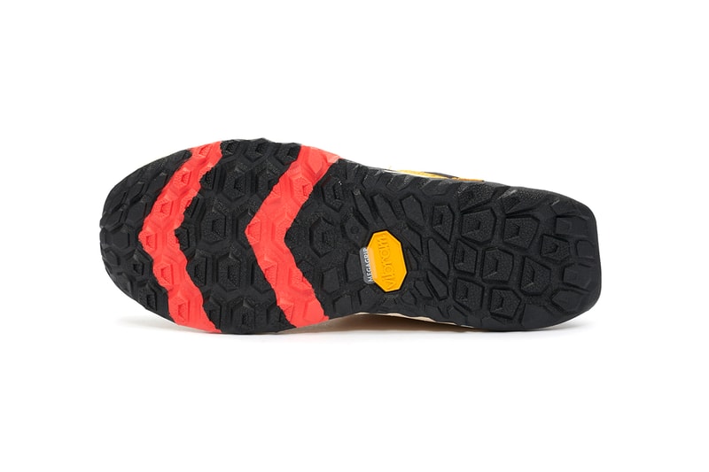 New Balance Trail Hierro V5 "Yellow" Release Information Sneakersnstuff Launch Hiking Sneaker Trainer Synthetic Mesh Upper Fresh Foam Vibram Sole Unit Toe Protect