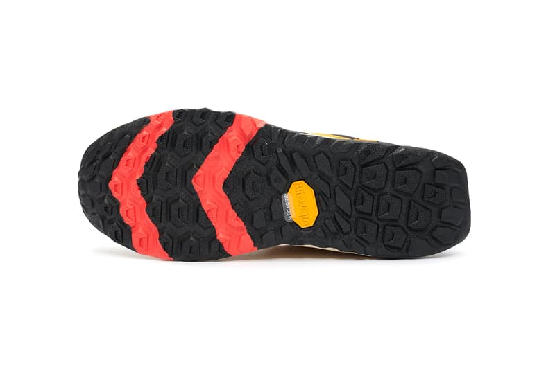 New Balance Trail Hierro V5 "Yellow" Release Information Sneakersnstuff Launch Hiking Sneaker Trainer Synthetic Mesh Upper Fresh Foam Vibram Sole Unit Toe Protect