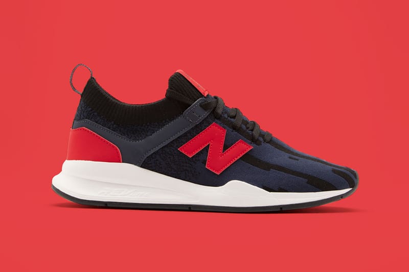 new balance knit sneakers