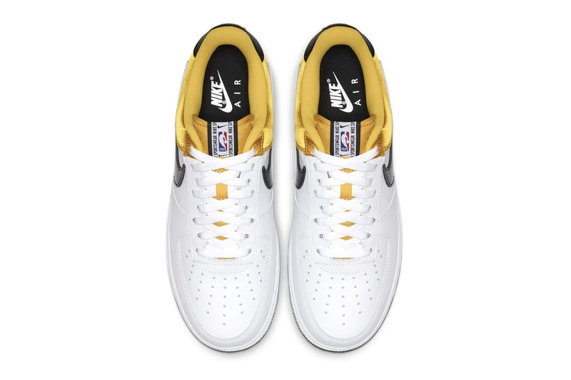 Nike Air Force 1 07 LV8 NBA Black White University Red Amarillo basketball perforated toe footwear sneakers shoes 1982 af1 BQ4420 100 600 700