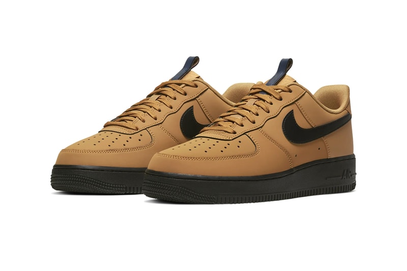Nike Air Force 1 Wheat Black Midnight navy BQ4326 700 Air Max 90 Cosmic Clay AJ1285 700 footwear shoes sneakers swoosh brown hazel beige
