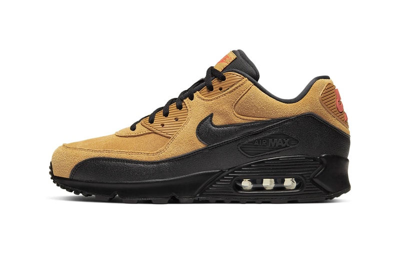 Nike Air Force 1 Wheat Black Midnight navy BQ4326 700 Air Max 90 Cosmic Clay AJ1285 700 footwear shoes sneakers swoosh brown hazel beige