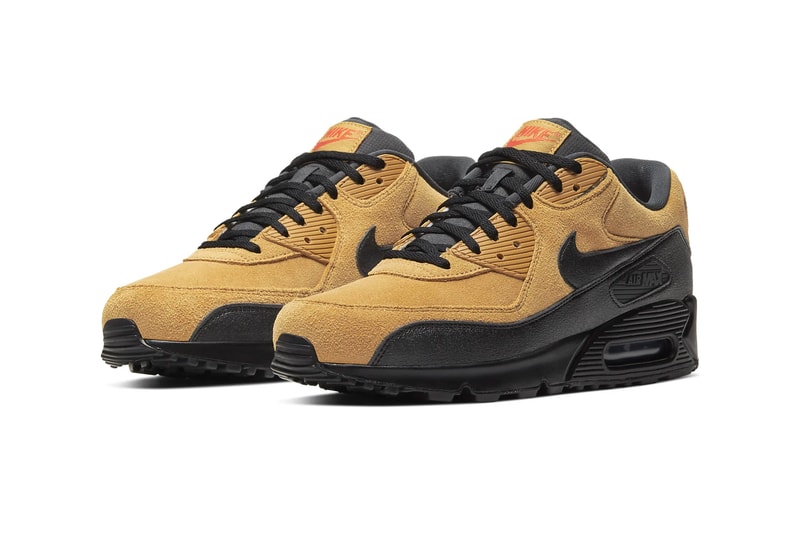 Nike Air Force 1 Wheat Black Midnight navy BQ4326 700 Air Max 90 Cosmic Clay AJ1285 700 footwear shoes sneakers swoosh brown hazel beige